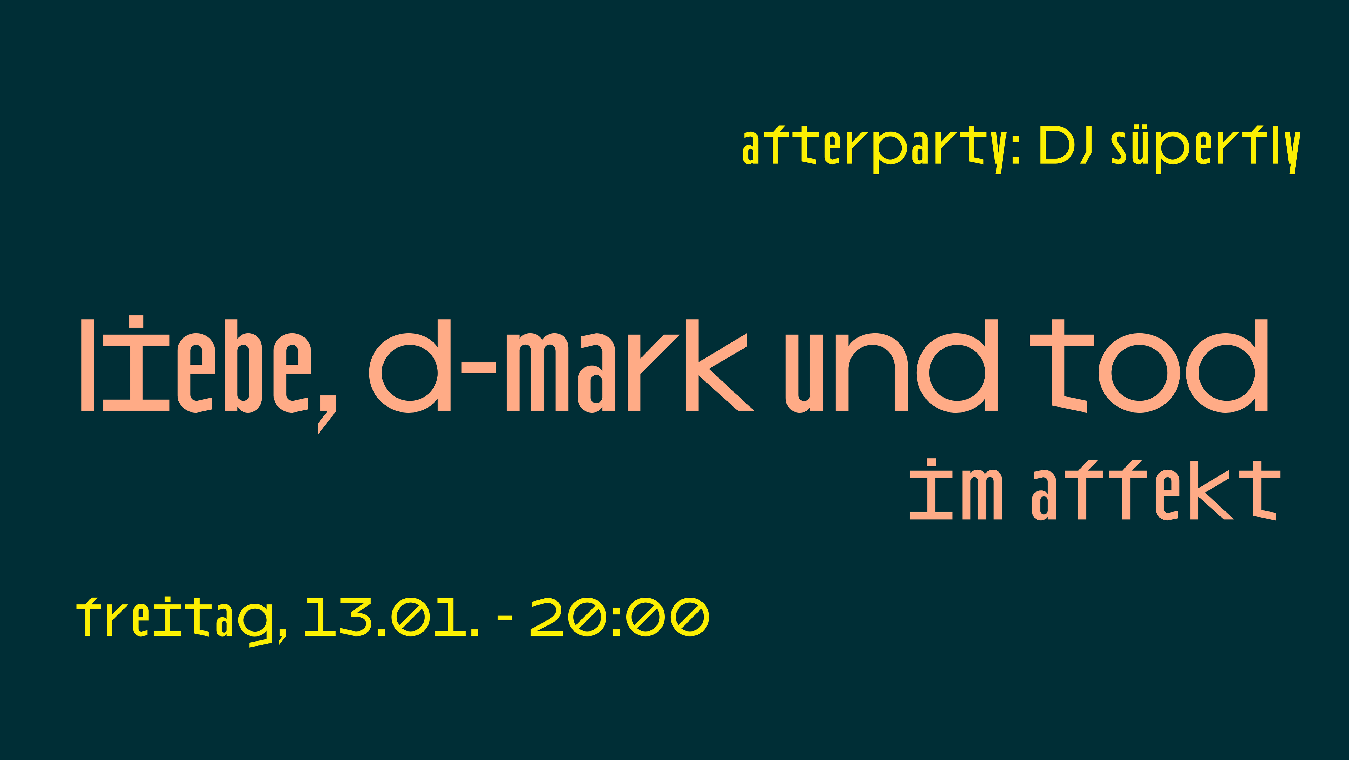 Liebe, D-Mark und Tod