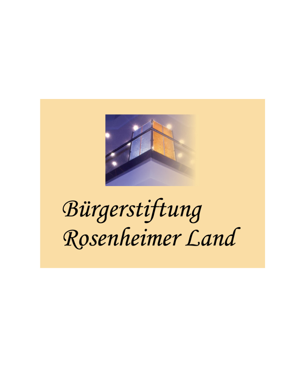 Bürgerstiftung Rosenheimer Land